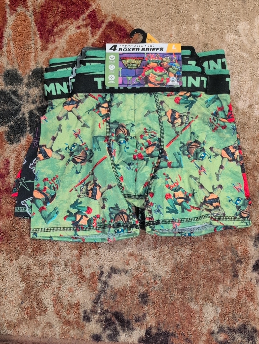 Boys Boxer Briefs Ninja Turtle NWT